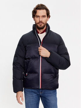 Tommy Hilfiger Tommy Hilfiger Winterjacke Tech Stand Collar MW0MW27586 Dunkelblau Regular Fit