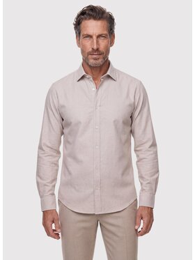 Pako Lorente Pako Lorente Koszula P26WN-1X-029 Beżowy Slim Fit