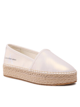 Calvin Klein Jeans Calvin Klein Jeans Espadrilles Espadrille Flatform Ny Pearl YW0YW01241 Écru