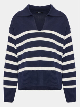 Gina Tricot Gina Tricot Megztinis 20762 Tamsiai mėlyna Boxy Fit