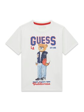 Guess Kids Guess Kids T-Shirt 183039 Bílá Classic Fit