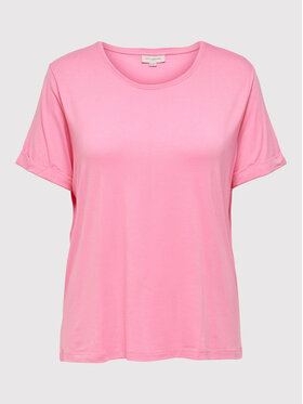 ONLY Carmakoma ONLY Carmakoma T-Shirt Carma 15238147 Ροζ Loose Fit