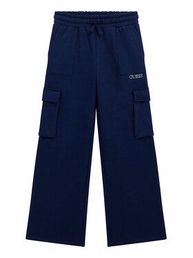 Guess Guess Spodnji del trenirke J5BQ13 KCKF2 Mornarsko modra Relaxed Fit