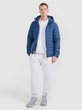4F 4F Kurtka puchowa 4FWAW25TDJAM598-32S Niebieski Regular Fit