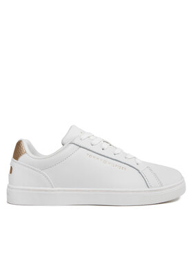 Tommy Hilfiger Tommy Hilfiger Laisvalaikio batai Essential Cupsole Sneaker Gold FW0FW07869 Écru