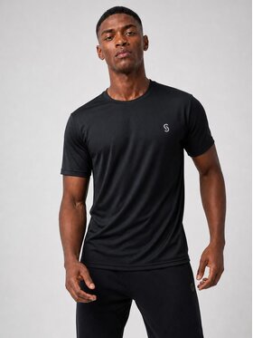 Jigga Wear Jigga Wear Koszulka techniczna 131609 Czarny Regular Fit