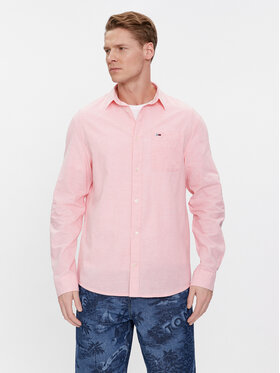 Tommy Jeans Tommy Jeans Košile DM0DM18962 Růžová Regular Fit