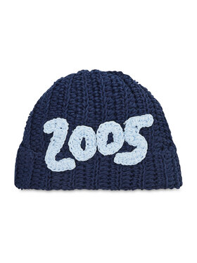 2005 2005 Mütze Crocheted Beanie Dunkelblau