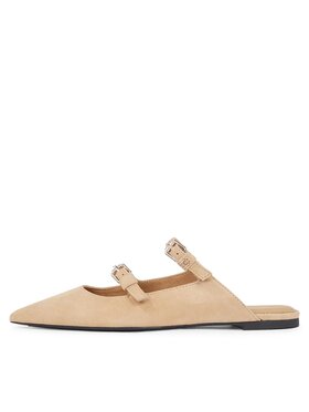 Tommy Hilfiger Natikače Th Pointe Suede Mule FW0FW07697 Kaki