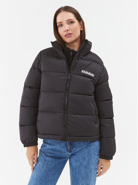 Napapijri Napapijri Pūkinė striukė NP0A4HJV Juoda Regular Fit