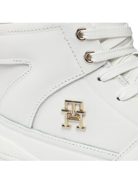 Tommy Hilfiger Superge Th Basket Hi FW0FW07757 Écru