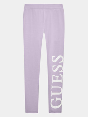 Guess Guess Legginsy J3YB00 KBSV0 Fioletowy Slim Fit