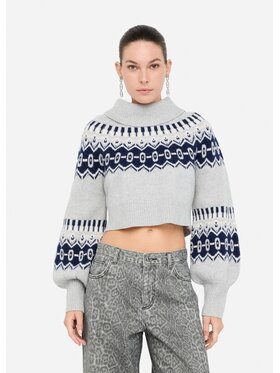 Liu Jo Liu Jo Maglione CF5130MS035C3749 Grigio Regular Fit