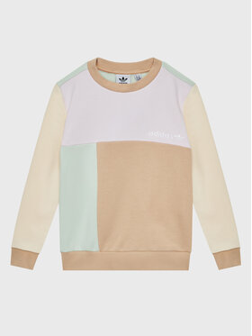 adidas adidas Світшот Colorblock HK9818 Кольоровий Regular Fit