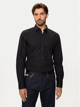 HUGO Hugo Cămașă Elisha02 50524818 Negru Extra Slim Fit