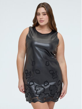 Fiorella Rubino Fiorella Rubino Vestito da giorno 7073T001753N033 Nero Slim Fit