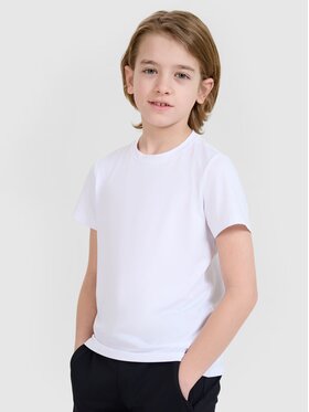 4F 4F T-Shirt 4FJWSS25TFTSM1438-10S Biały Regular Fit