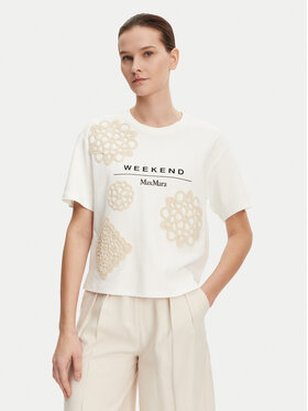 Weekend Max Mara Weekend Max Mara T-Shirt Lecco 2515941052 Biały Boxy Fit