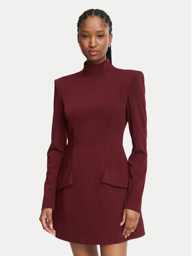 Bardot Bardot Коктейлна рокля Lizet 60764DB Бордо Slim Fit