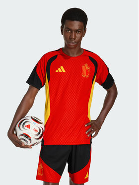 adidas adidas Koszulka techniczna Belgia Czerwony Slim Fit