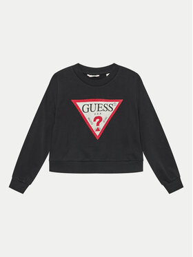Guess Guess Bluză J4YQ22 KA6R3 Negru Classic Fit