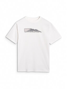4F 4F T-Shirt APRES SKI Biały Oversize
