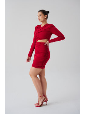 ROSE AVENUE ROSE AVENUE Sukienka elegancka SUKIENKA LAILA Czerwony Regular Fit
