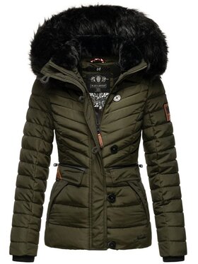 Navahoo Navahoo Kurtka zimowa Wisteriaa Zielony Casual Fit