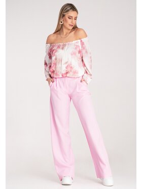 FIGL FIGL Palazzo nohavice M1129 Ružová Palazzo Fit