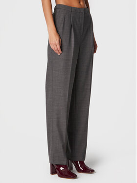 Herskind Herskind Kalhoty z materiálu Brandy 4573879 Šedá Relaxed Fit