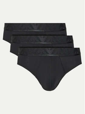 Emporio Armani Underwear Emporio Armani Underwear Sada 3 kusů slipů EM000258 AF10780 MC061 Černá