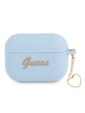 Guess Guess Etui na słuchawki AirPods Niebieski