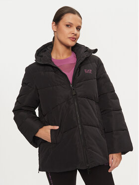EA7 Emporio Armani EA7 Emporio Armani Winterjacke 6DTB18 TN8AZ 1200 Schwarz Relaxed Fit