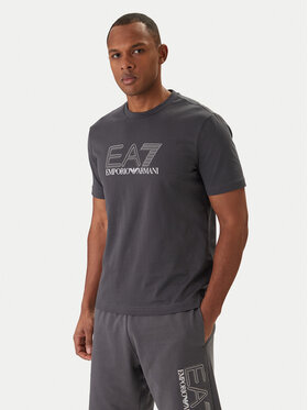 EA7 Emporio Armani EA7 Emporio Armani Póló 7M001307 AF10375 Szürke Regular Fit