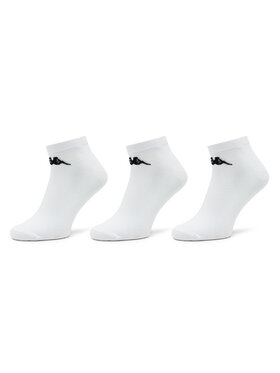 Kappa Kappa 3 unisex augsto zeķu pāru komplekts 708068 Balts