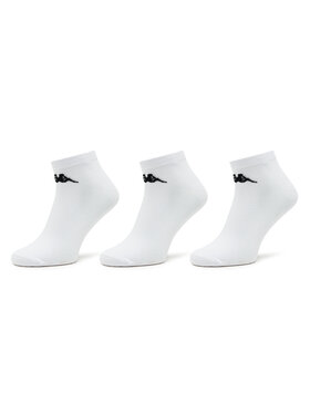 Kappa Kappa Комплект 3 чифта дълги чорапи мъжки 708068 Бял