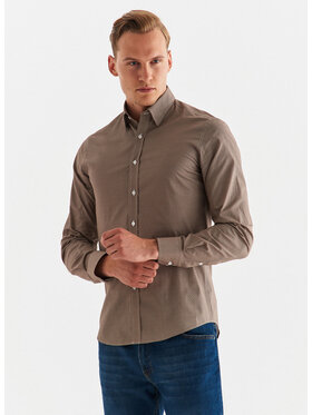 Pako Lorente Pako Lorente Koszula P22WF-1X-052 Brązowy Slim Fit