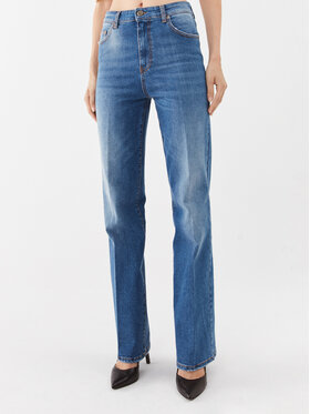 TWINSET TWINSET Blugi 232TP2440 Albastru Straight Fit
