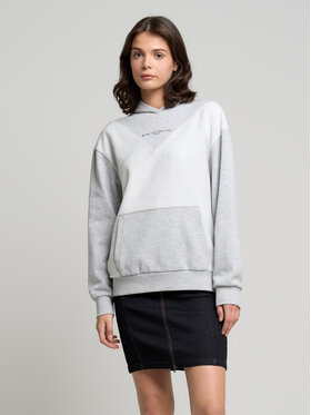 BIG STAR BIG STAR Bluza KAITLYN_901_170 Szary Basic Fit