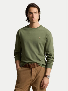 Polo Ralph Lauren Polo Ralph Lauren Pikkade varrukatega T-särk 710760121034 Roheline Slim Fit
