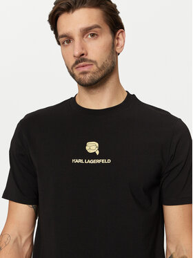 KARL LAGERFELD KARL LAGERFELD Tricou 755461 551235 Negru Regular Fit