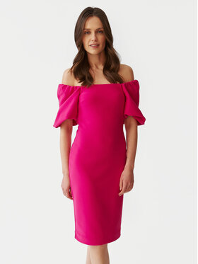 Tatuum Tatuum Rochie cocktail Semiko T2406.195 Roz Slim Fit