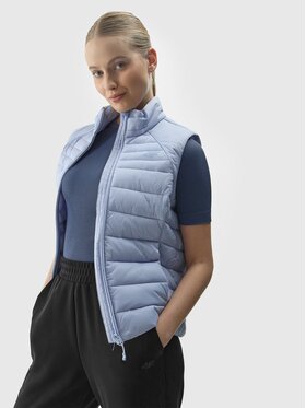 4F 4F Bezrękawnik 4FWSS24TVJAF111-34S Niebieski Custom Slim Fit