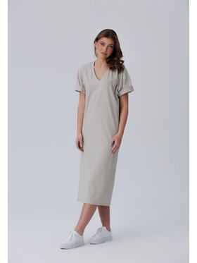 LAURELLA LAURELLA Sukienka codzienna 4SS231 Beżowy Regular Fit