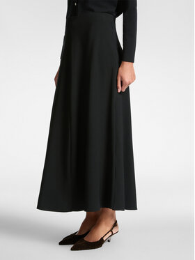 Elena Mirò Elena Mirò Spódnica midi 1041P000052N033 Czarny A-Line Fit