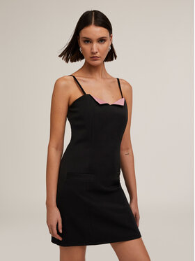 Motivi Motivi Vestito da giorno 7042Q003094N0Z3 Nero Slim Fit