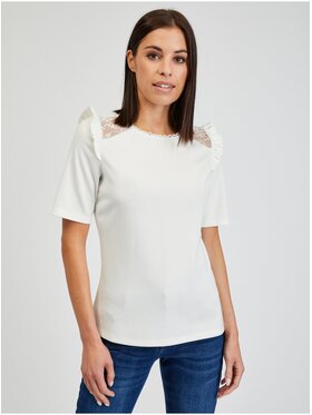 Orsay Orsay Koszula 150231001000__XS Biały Regular Fit