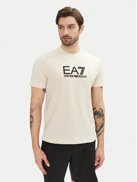 EA7 Emporio Armani EA7 Emporio Armani Tricou 7M000224 AF10375 M1013 Bej Regular Fit