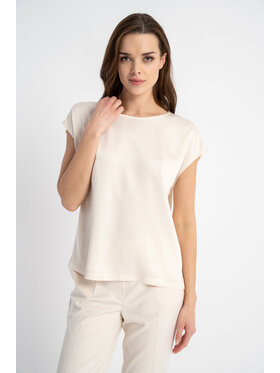 CLICK CLICK Bluzka 10-6843 Écru Regular Fit