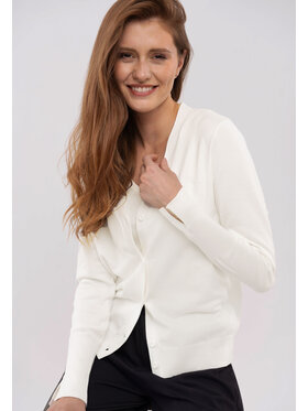 Volcano Volcano Sweter S-VIVI Écru Regular Fit